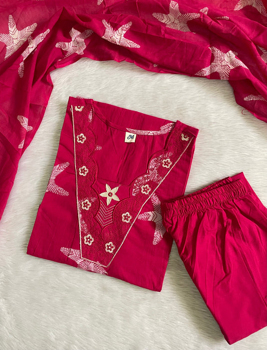 Pure Cotton Kurta Sets (JOY028)