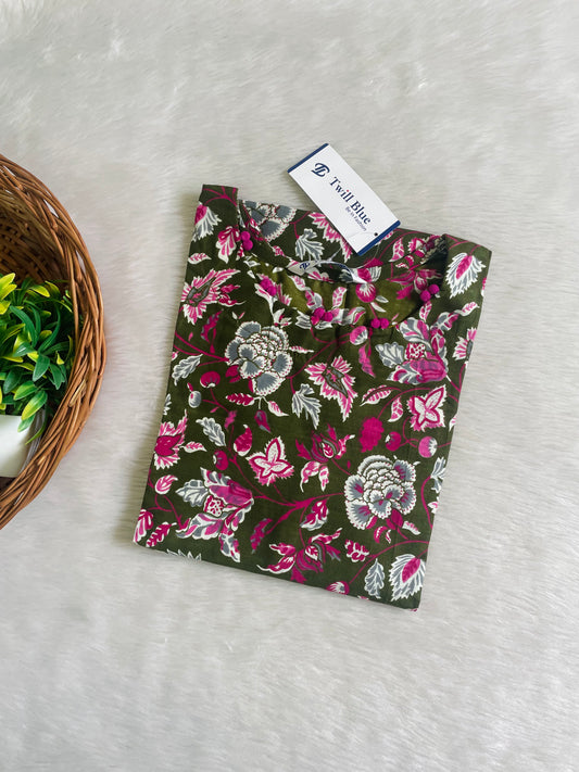 Cotton Kalamkari Kurtis