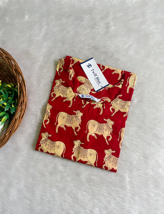 Cotton Kalamkari Kurtis