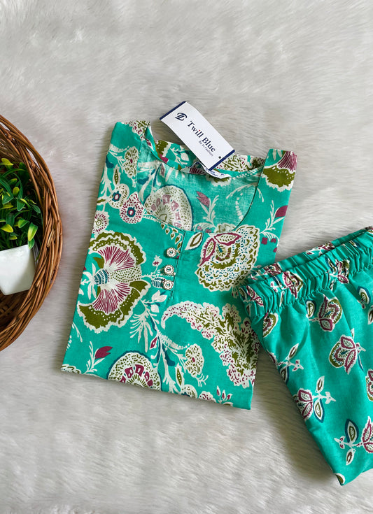 Cotton Kalamkari Co-ord Sets (JOY030)