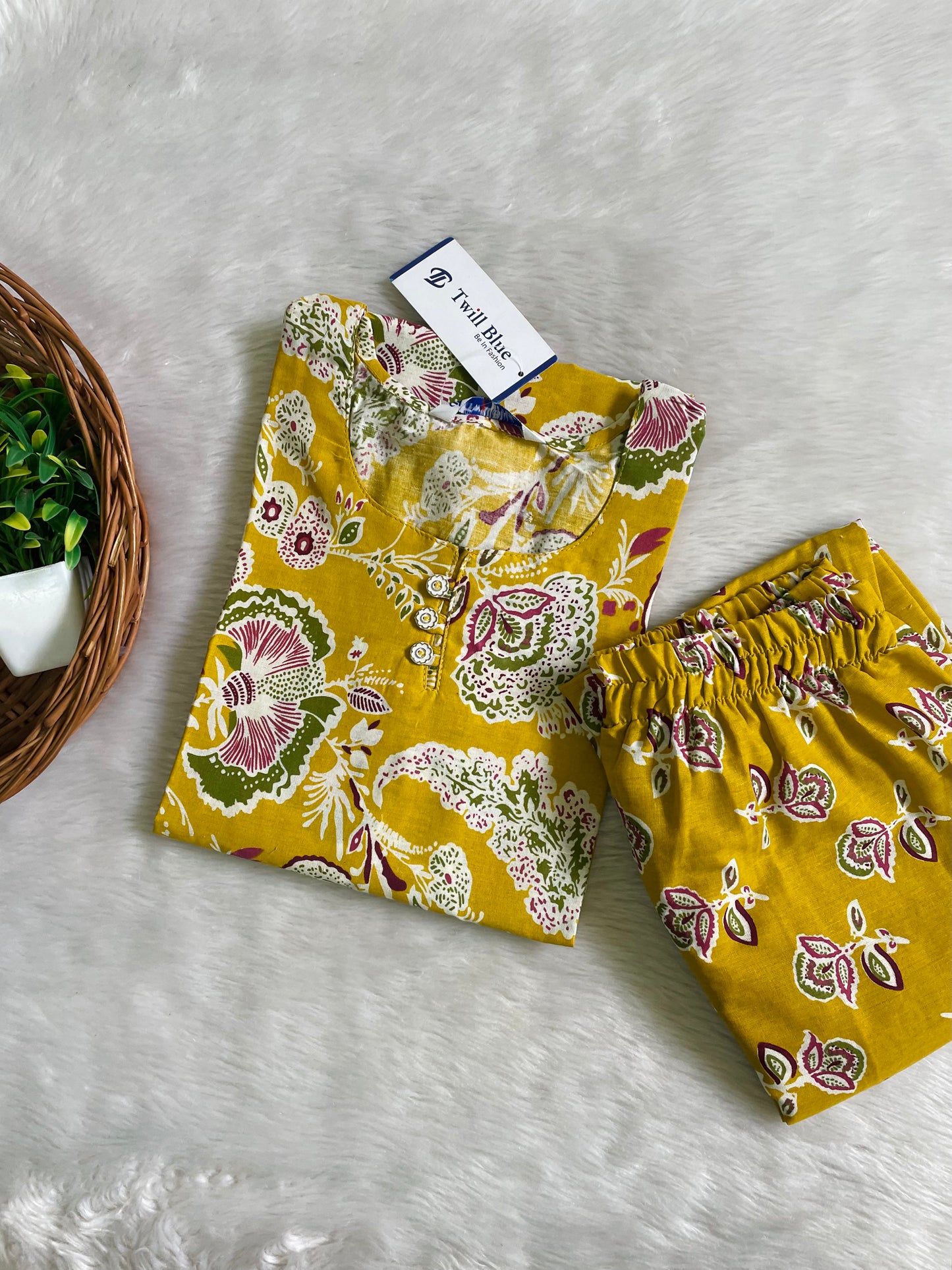 Cotton Kalamkari Co-ord Sets (JOY030)