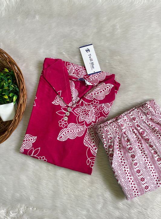 Cotton Kalamkari Co-ord Sets (JOY030)