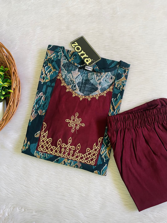 Kolam Embroidery Co-ord Sets (JOY033)