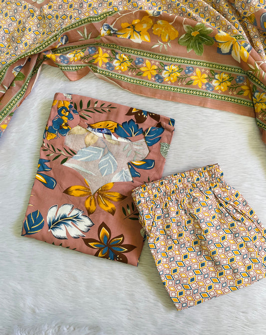 Pure Cotton Kurta Sets (JOY032)