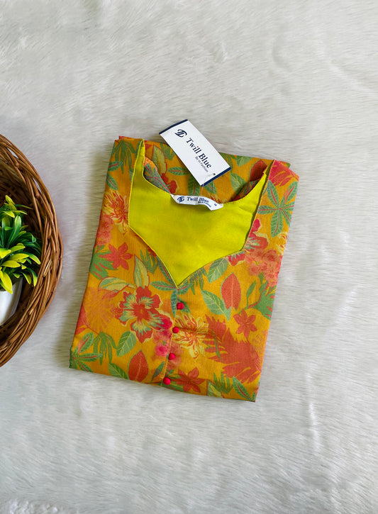Tissue Silk Kurtis
