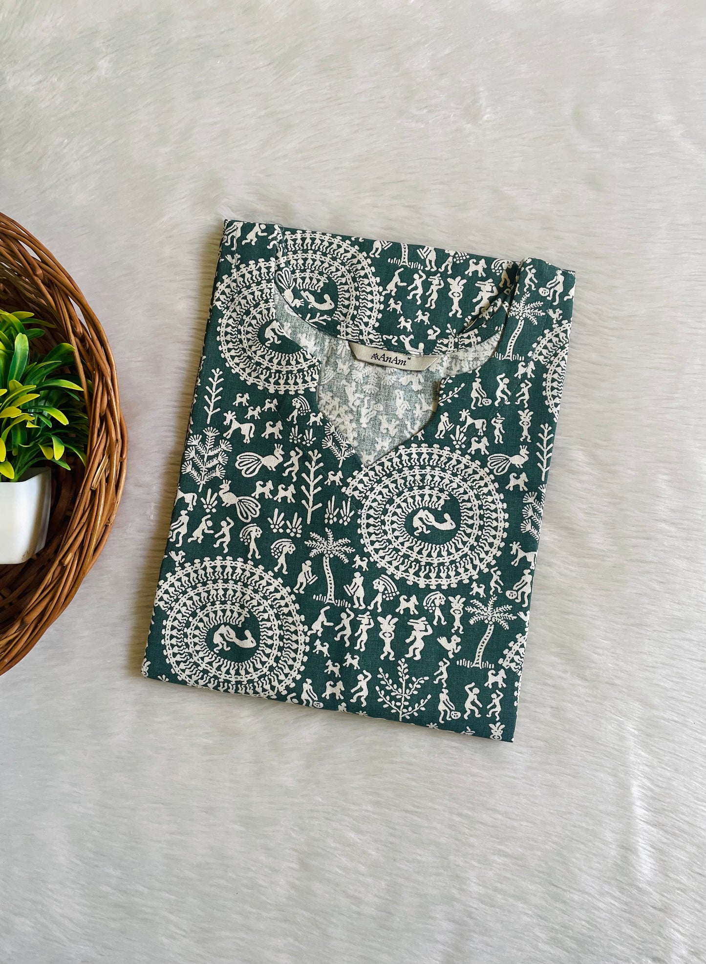 Cotton Kalamkari Kurtis