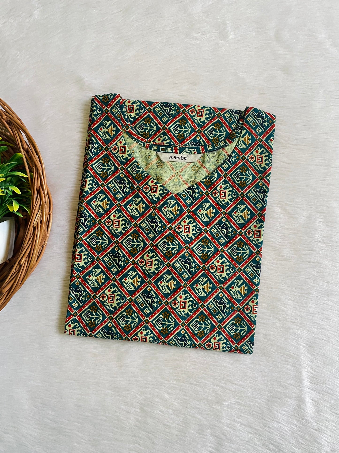 Cotton Kalamkari Kurtis
