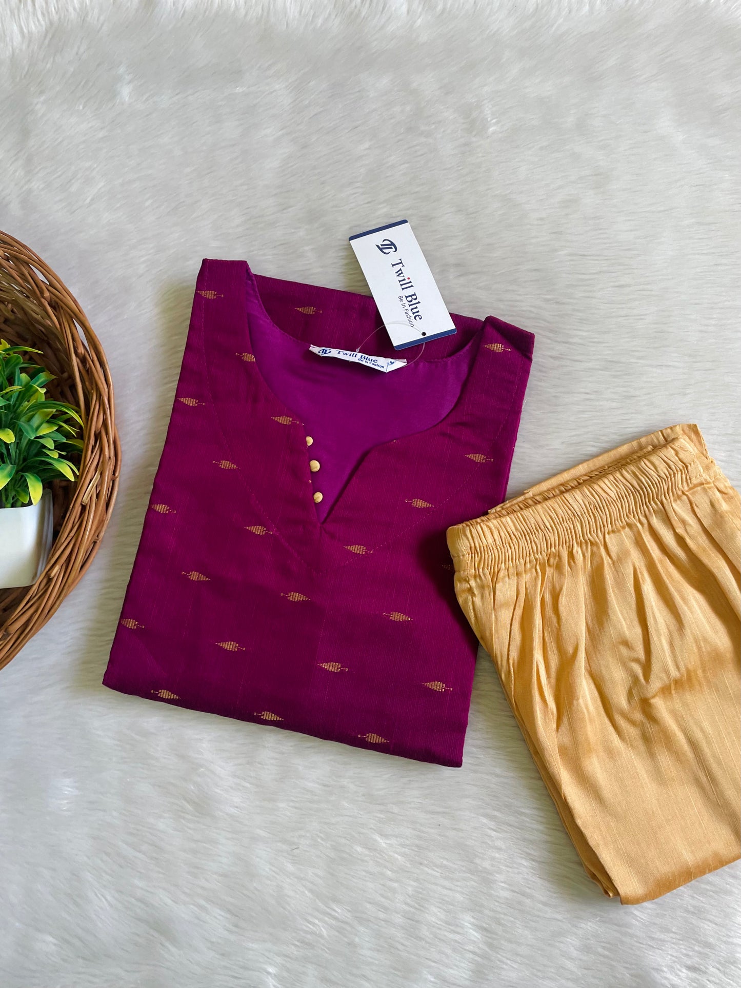 Premium Raw Silk Co-ord Sets (JOY036)