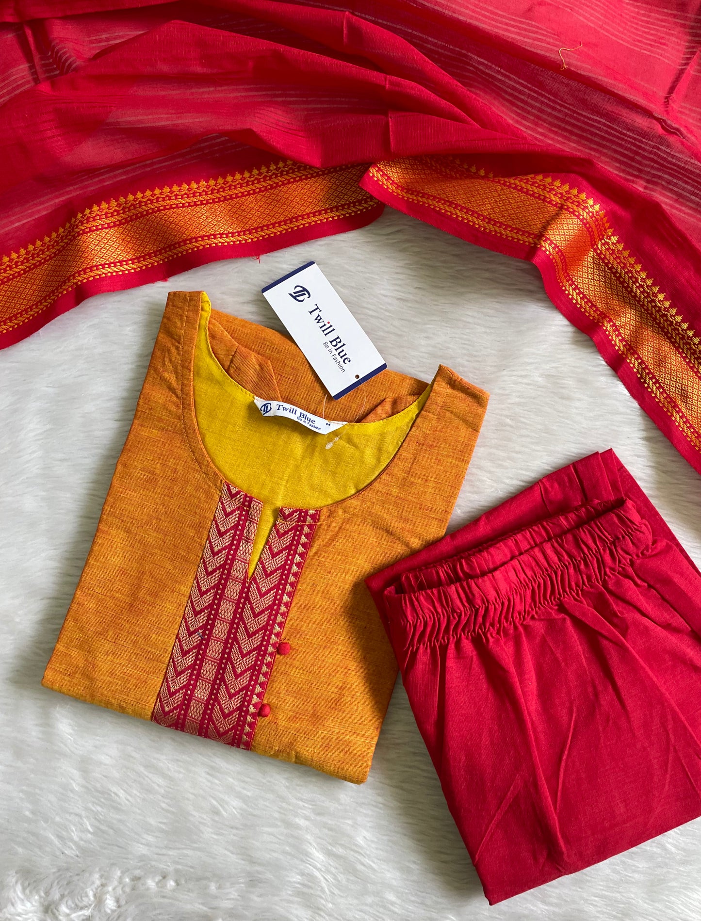 Premium Chettinad Cotton Kurta Sets (JOY037)