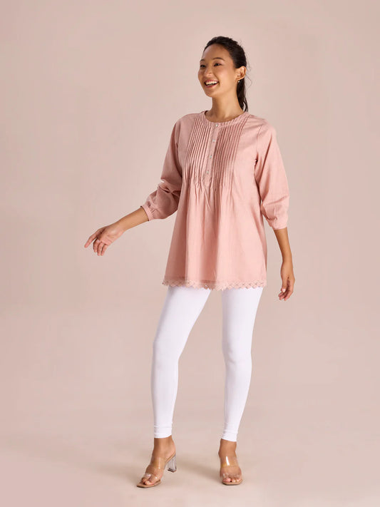 White || Ankle Length Leggings