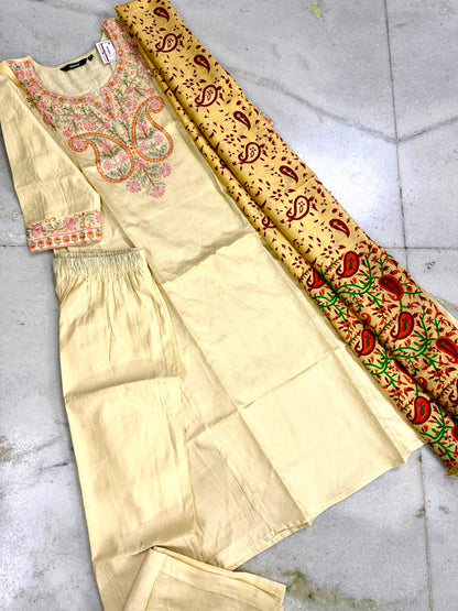 Festive Wear Kurta Sets with Madhubani Dupatta (JOY067)