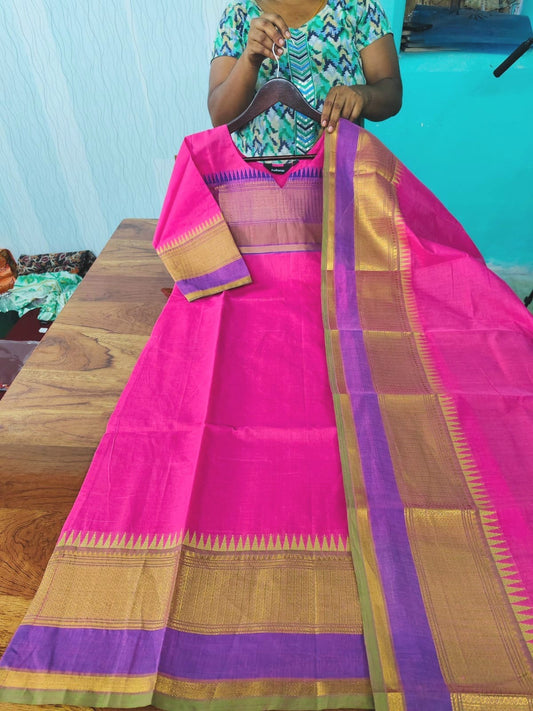 PremiumKanchi Cotton Silk Kurta & Dupatta Sets